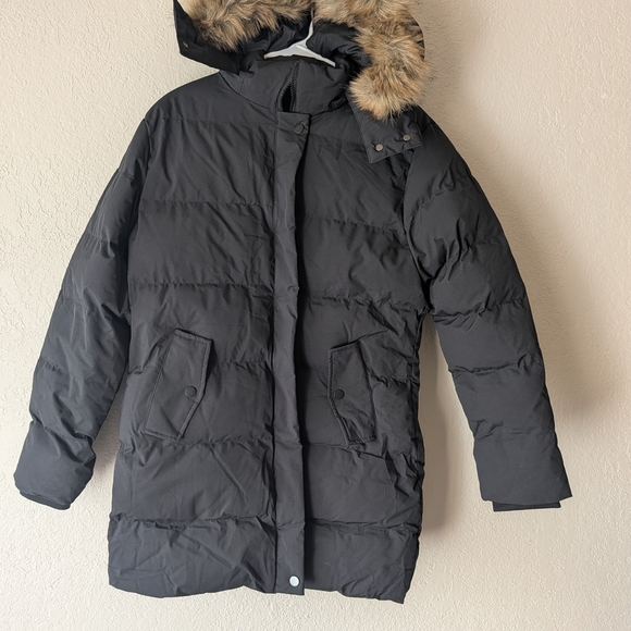 Women's Electric Heated Coat with Faux Fur Hood 0028 - Picture 2 of 6